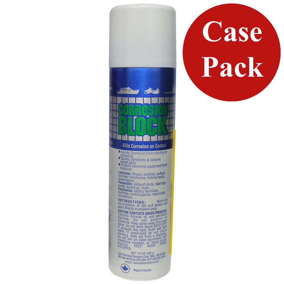 Corrosion Block 12oz Aerosol Can - Non-Hazmat, Non-Flammable &amp; Non-Toxic *Case of 12*