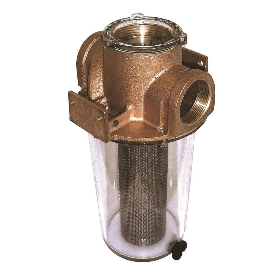 GROCO ARG-2500 Series 2-1/2" Raw Water Strainer Stainless Steel Basket