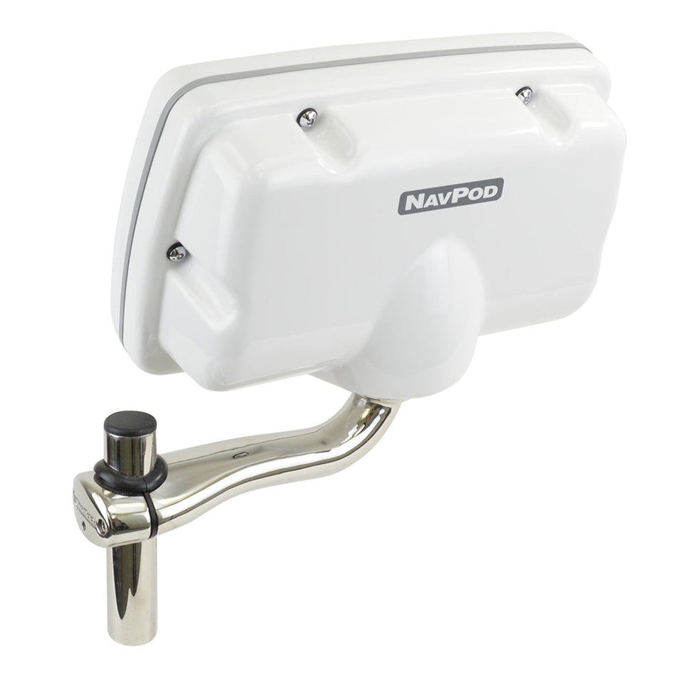 NavPod RMX4600-06 RailMount Pre-Cut for Simrad NSS9 evo3 & B&G Zeus3 9 - Fits 1" or 1.25" Tubing