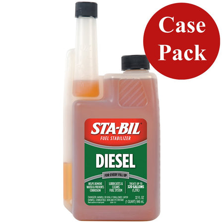 STA-BIL Diesel Formula Fuel Stabilizer &amp; Performance Improver - 32oz *Case of 4*