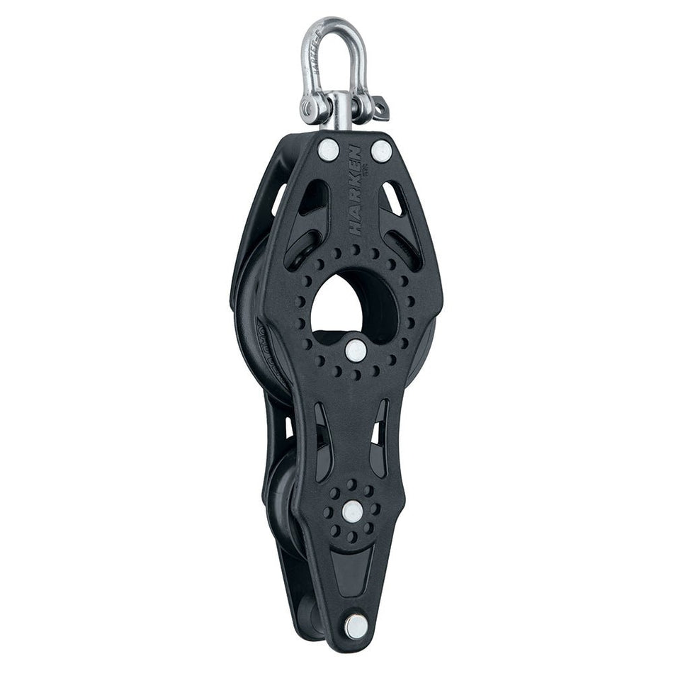 Harken 57mm Carbo Air Fiddle Block w/Swivel &amp; Becket