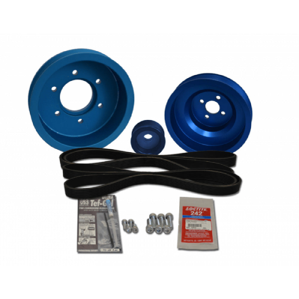 Balmar Pulley Kit for Yanmar 4JH3-TE, 4JH3-HTE - Part Number 48-YSP-4JH-D