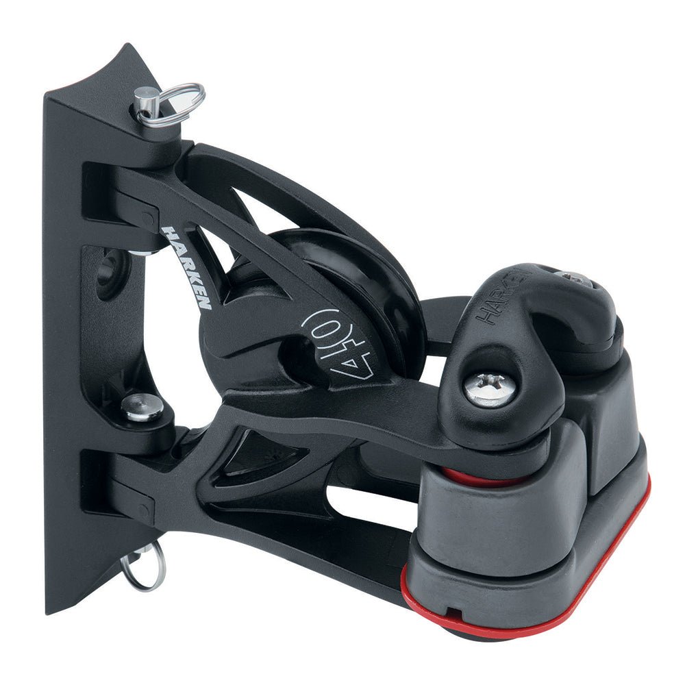 Harken 40mm Carbo Air Pivoting Lead Block w/Aluminum Cam-Matic&reg; Cleat