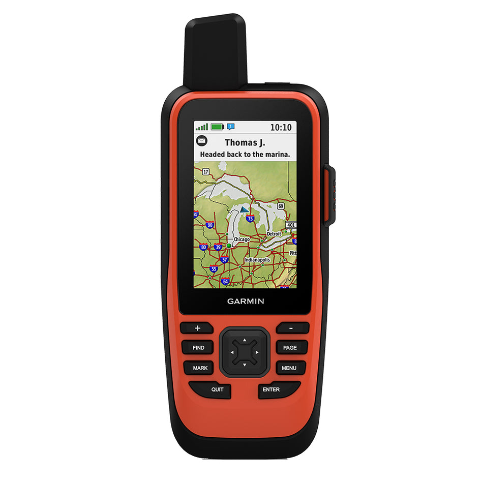 Garmin GPSMAP? 86i Handheld GPS with inReach? & Worldwide Basemap - Part Number 010-02236-00