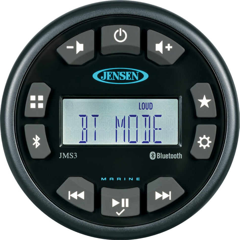 Jensen Jms3rtl Am/fm/usb Waterproof Bluetooth Stereo