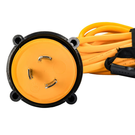 Camco 30 Amp Power Grip Marine Extension Cord - 50&#39; M-Locking/F-Locking Adapter