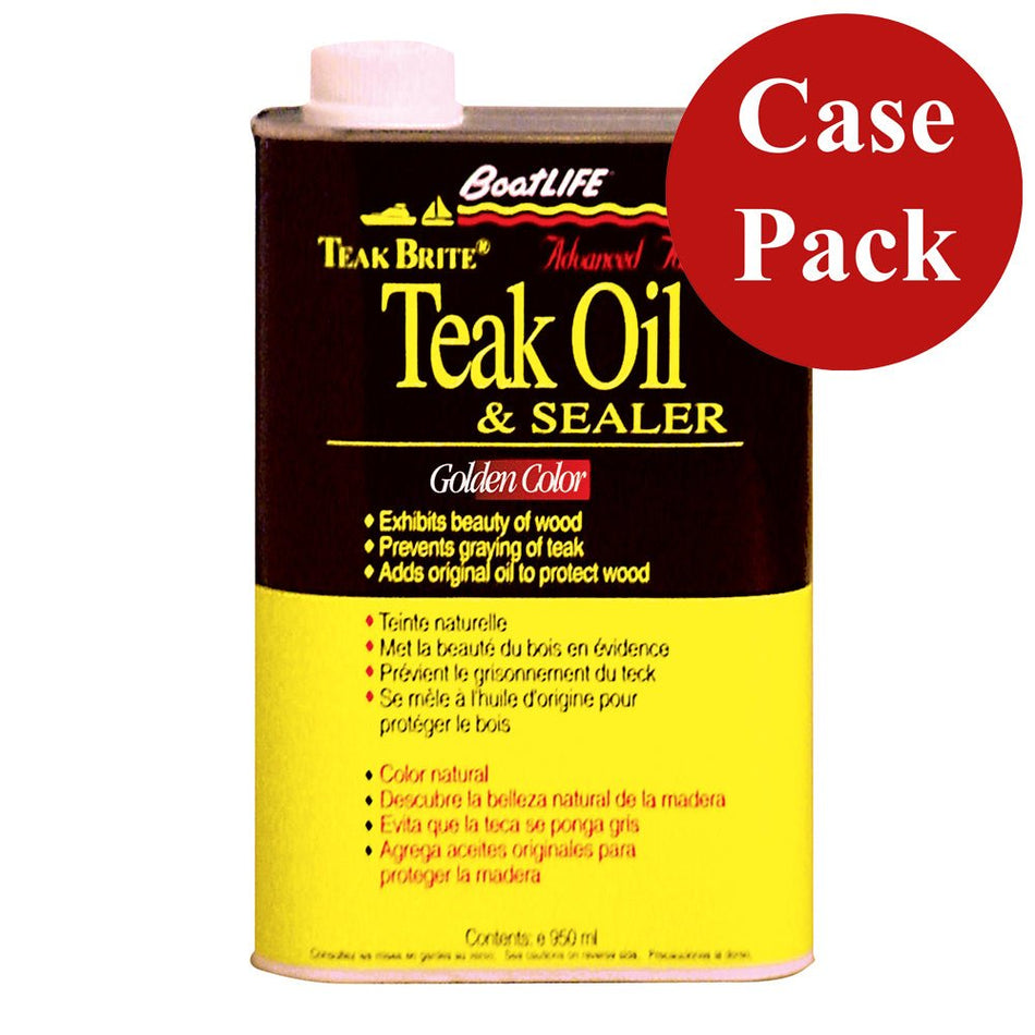 BoatLIFE Teak Brite&reg; Advanced Formula Teak Oil - 32oz *Case of 12*