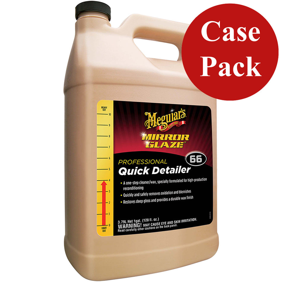 Meguiar's Mirror Glaze Quick Detailer - 1 Gallon (Case of 4) M6601CASE