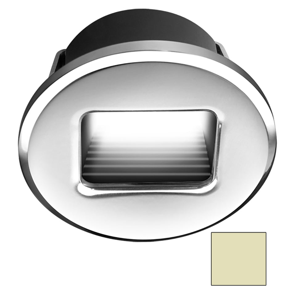 I2Systems Ember E1150Z Snap-In Polished Chrome Round Warm White Light - E1150Z-11CAB