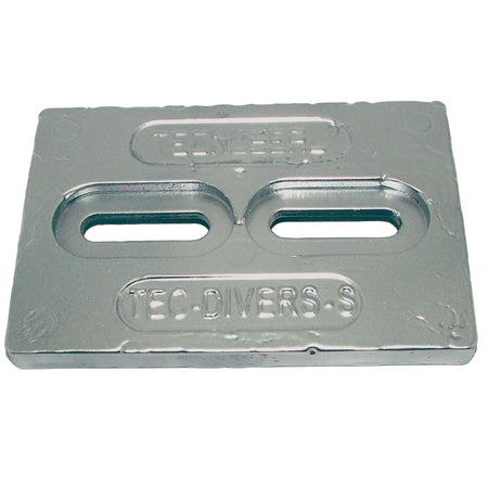 Tecnoseal Mini Magnesium Plate Anode 6 x 4 x 1/2 inches for Marine Hull Protection