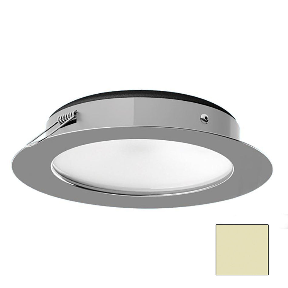I2Systems Inc Apeiron Pro XL A526 - 6W Spring Mount Light with Warm White Glow and Polished Chrome Finish - A526-11CBBR