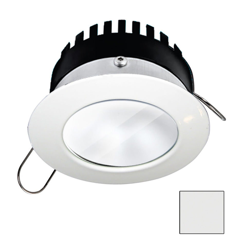 I2Systems Inc Apeiron PRO A506-31AAG - 6W Spring Mount Light - Round - Cool White - White Finish