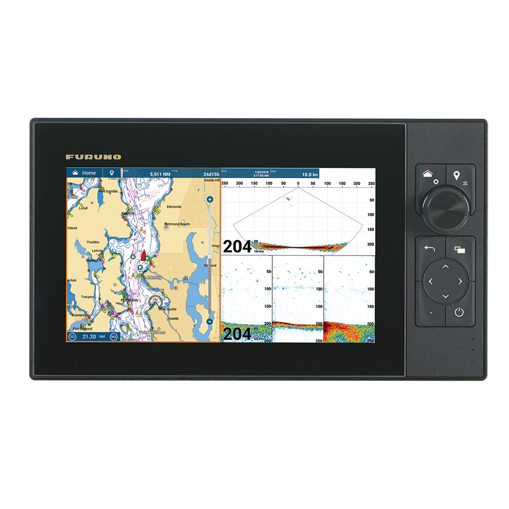 Furuno NavNet TZtouch3 12-Inch Multi-Function Display with 1kW Dual Channel CHIRP Sounder and Internal GPS