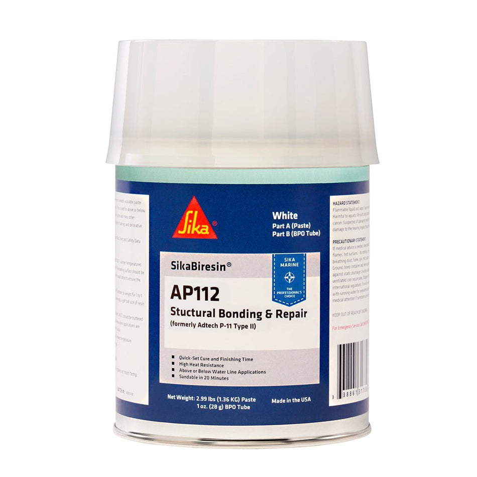 Sika SikaBiresin&reg; AP112 + BPO Cream Hardener - White - Quart