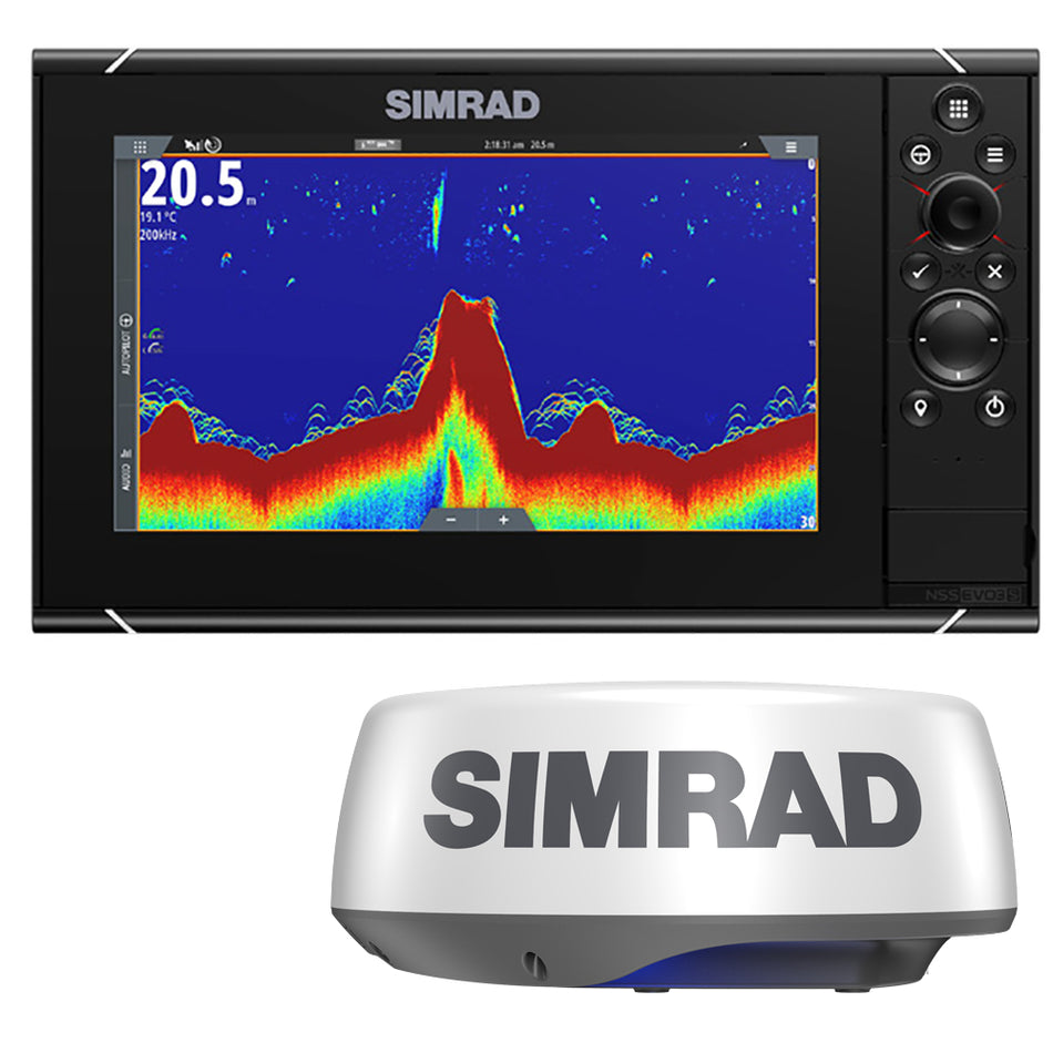 Simrad NSS9 evo3S Combo Radar Bundle with Halo20+ - 000-15554-001