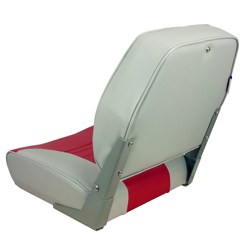 Springfield Economy Multi-Color Folding Seat - Grey/Red