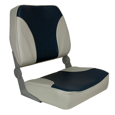 Springfield Marine XXL Folding Seat - Grey/Blue, Part Number 1040691