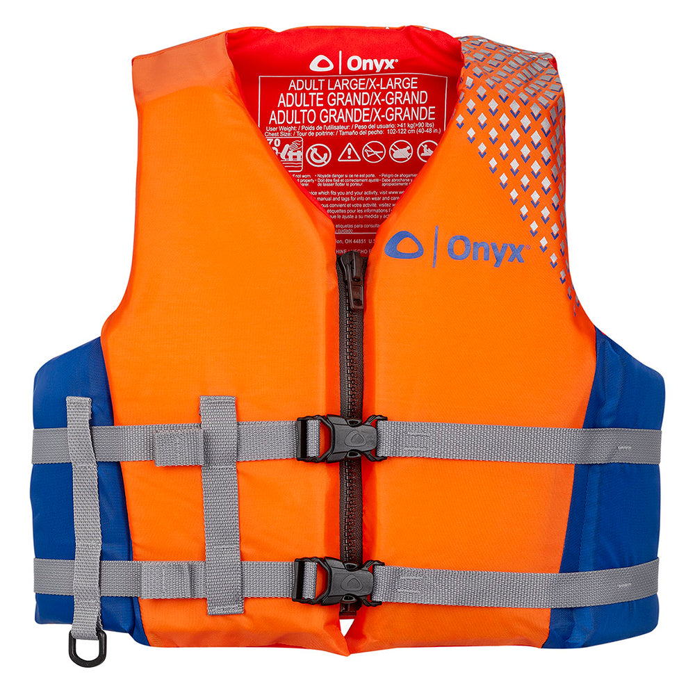 Onyx Outdoor All Adventure Pepin Life Jacket - Large/XL for Water Sports and Recreation