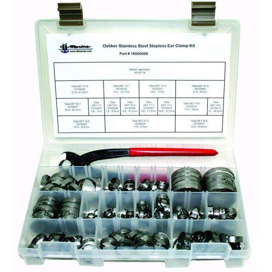 T-H Marine Oetiker Stepless Clamp Kit w/Pliers - 18500000