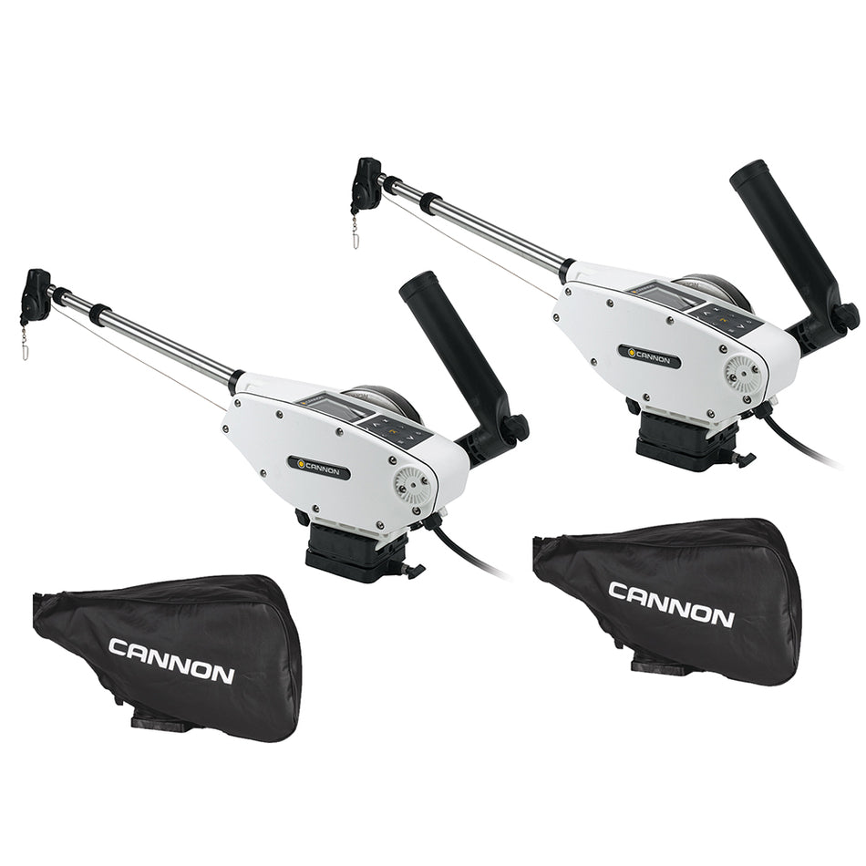 Cannon Optimum* 10 Tournament Series (TS) BT Electric Downrigger 2-Pack w/Black Covers