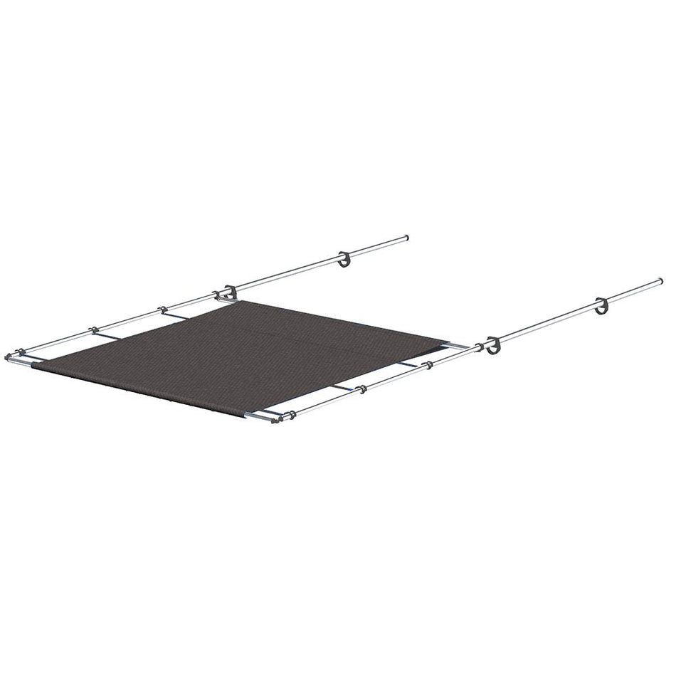 SureShade PTX Power Shade - 57" Wide - Stainless Steel - Grey - 2021026258
