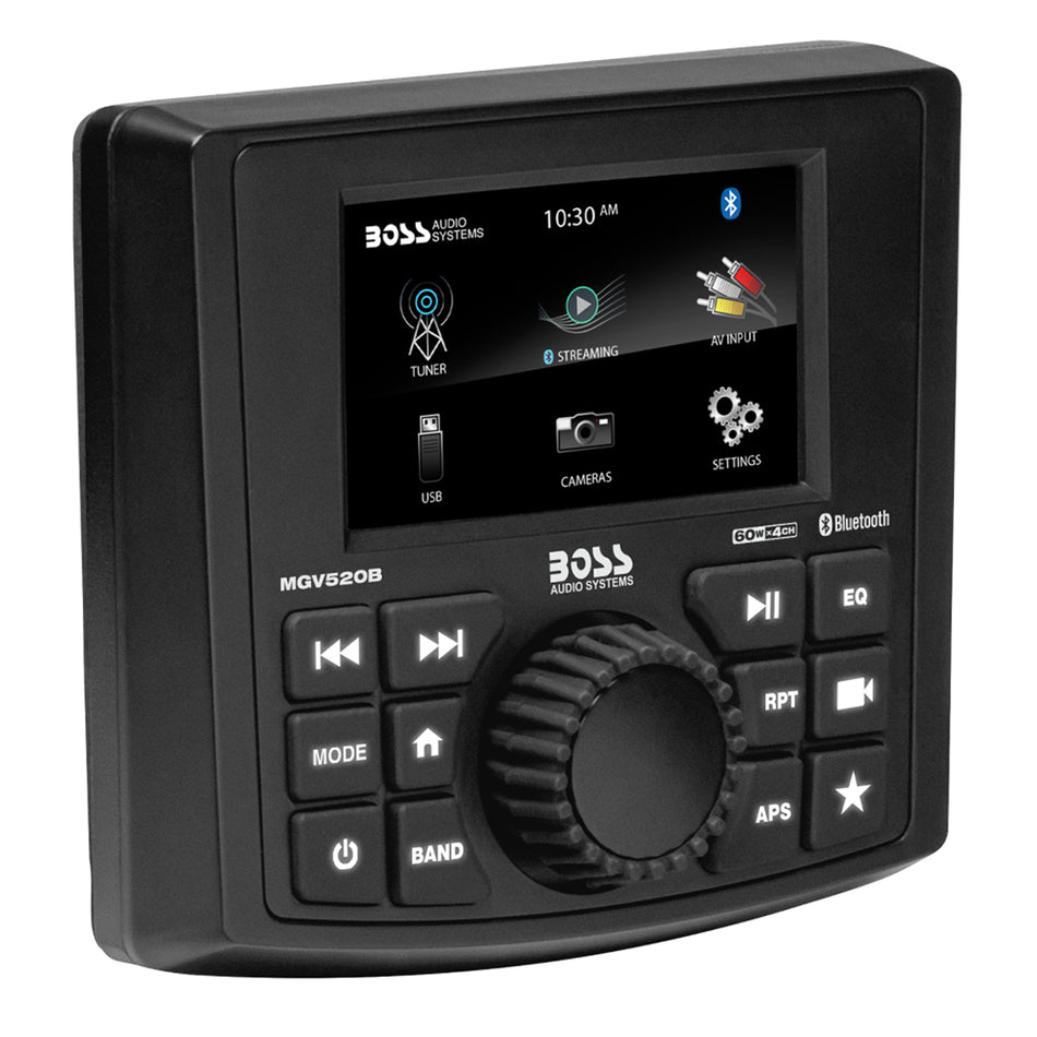 Boss Audio MGV520B Marine Stereo w/AM/FM/BT/USB/Rear Camera - MGV520B