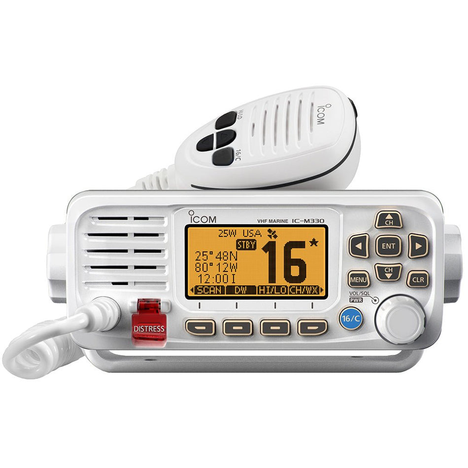 Icom M330g White Vhf With Gps