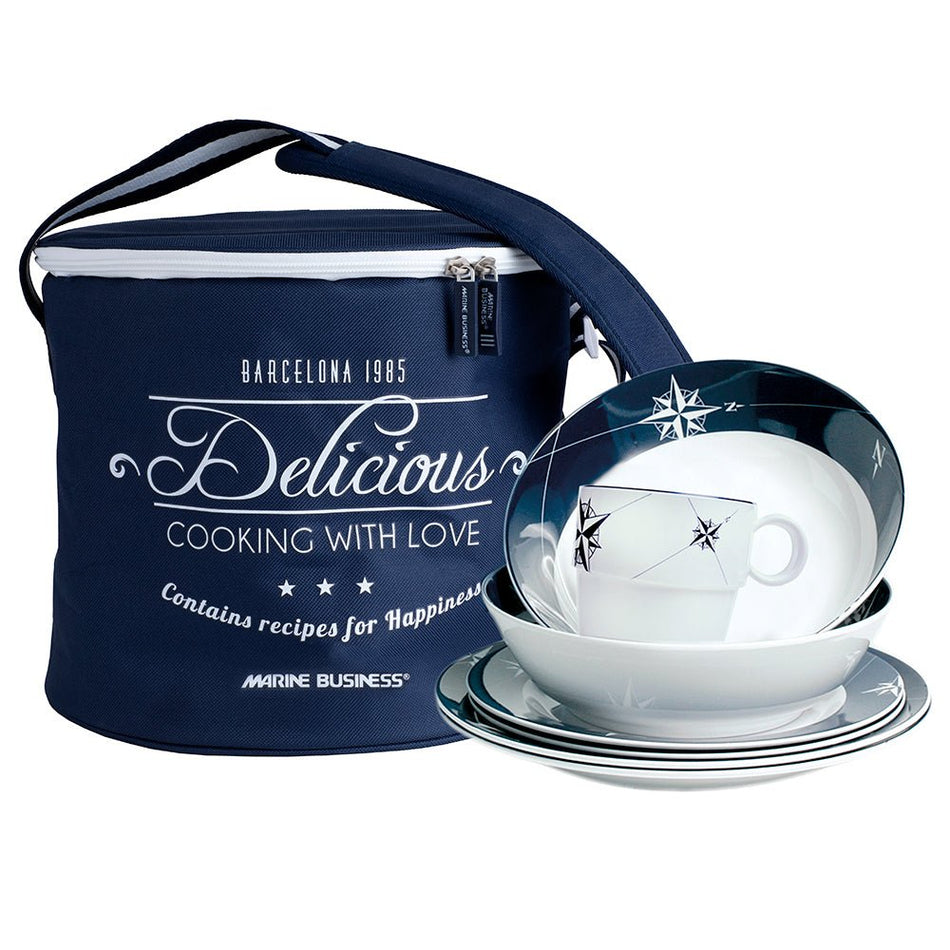 Marine Business Melamine Tableware & Basket - NORTHWIND - Set of 16 - 15147