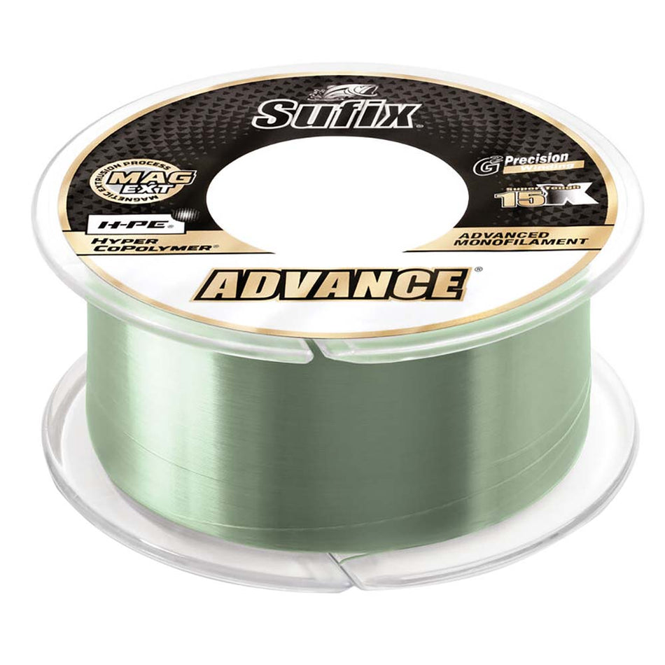 Sufix Advance&reg; Monofilament - 20lb - Low-Vis Green - 330 yds