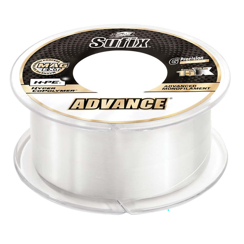 Sufix Advance&reg; Monofilament - 17lb - Clear - 330 yds