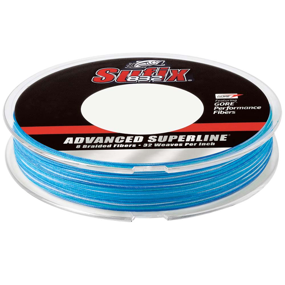 Sufix 832 Advanced Superline Braid - 15lb Coastal Camo, 300 Yards