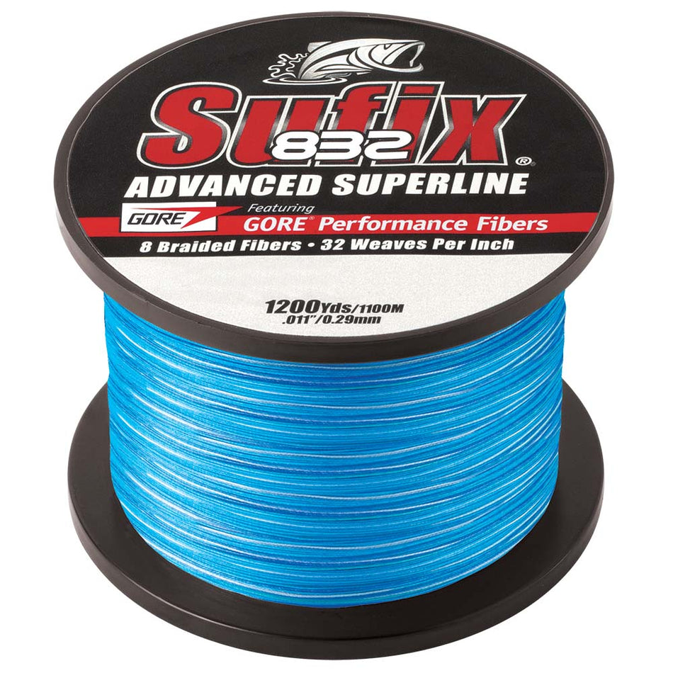 Sufix 832&reg; Advanced Superline&reg; Braid - 15lb - Coastal Camo - 1200 yds