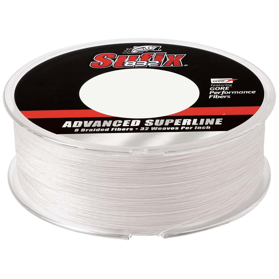 Sufix 832&reg; Advanced Superline&reg; Braid - 20lb - Ghost - 600 yds