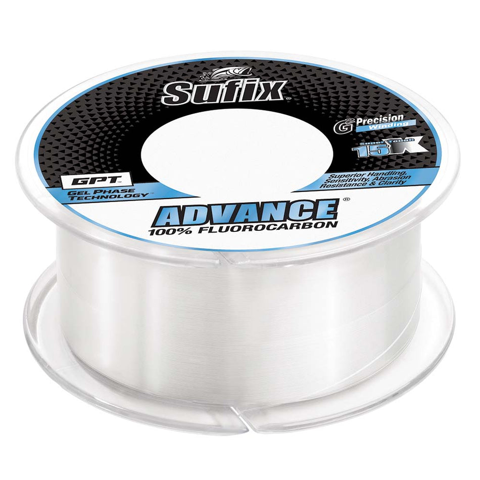 Sufix Advance&reg; Fluorocarbon - 14lb - Clear - 200 yds