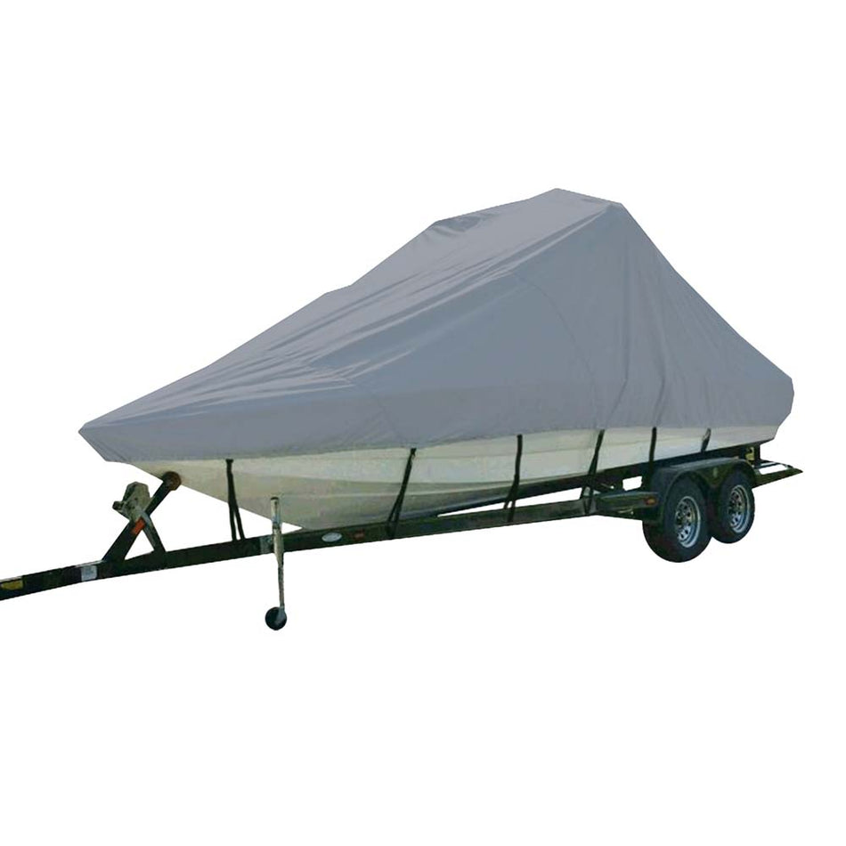 Carver Sun-DURA? Specialty Boat Cover f/21.5' Inboard Tournament Ski Boats w/Tower & Swim Platform - Grey