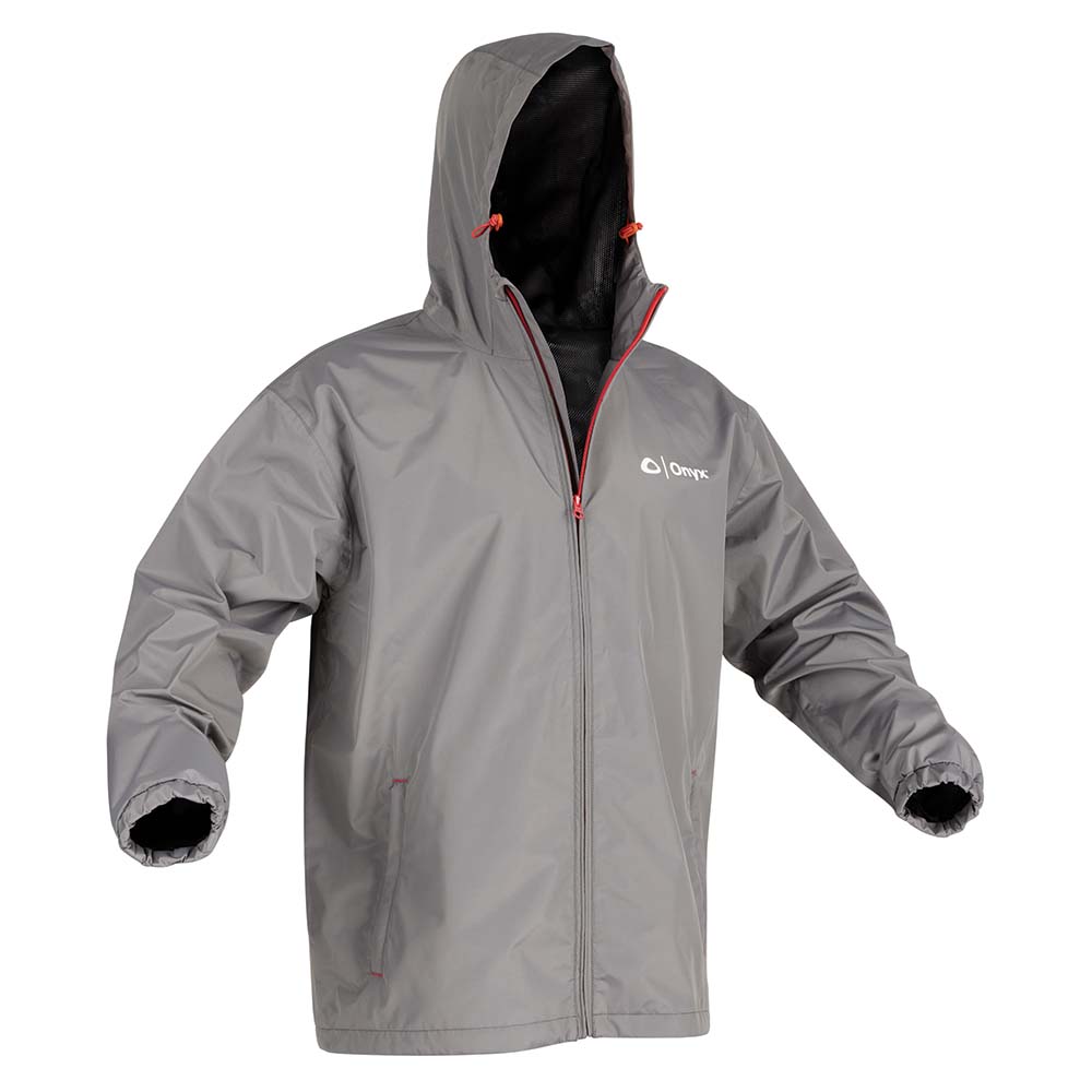Onyx Outdoor Essential Rain Jacket - X-Large - Grey (Part No: 502900-701-050-22)