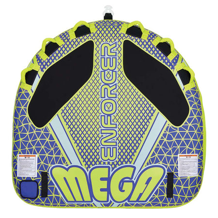 Full Throttle Mega Enforcer Towable Tube - 3 Rider Yellow