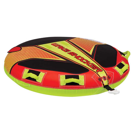 Full Throttle Wake Shocker Towable Tube for 2 Riders - Red