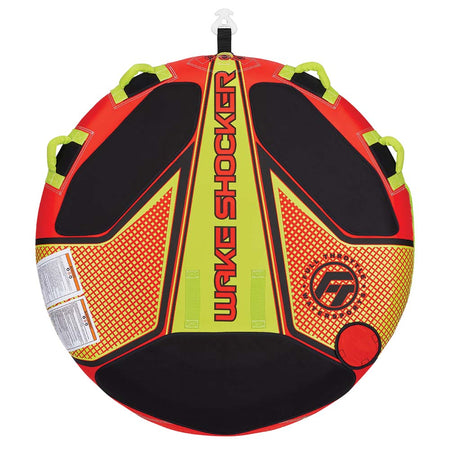 Full Throttle Wake Shocker Towable Tube for 2 Riders - Red