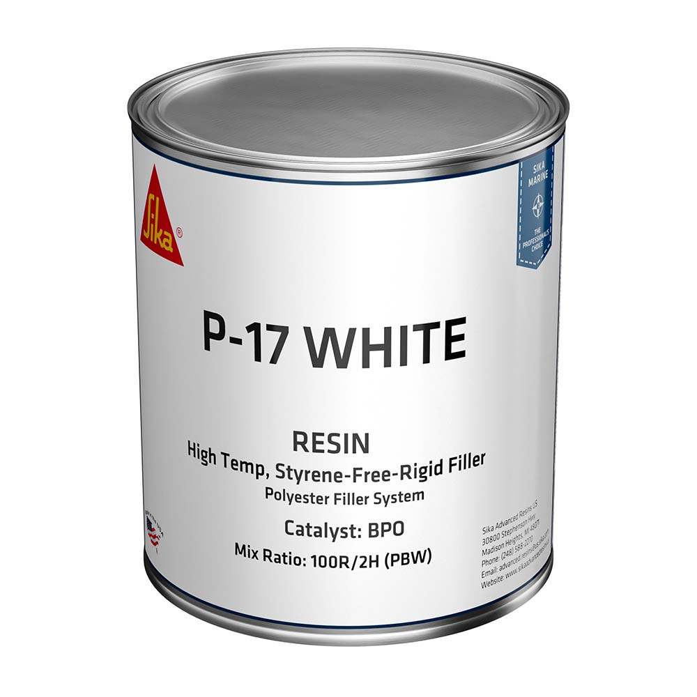 Sika Biresin AP017 White Base Resin Quart Can with BPO Hardener - Ideal for Model Making & Rapid Prototyping