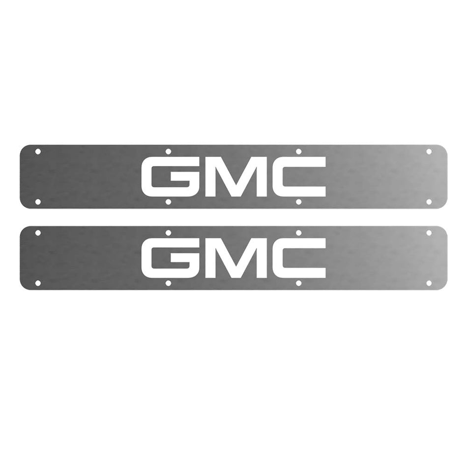 Rock Tamers RT320 GMC Trim Plates - Stainless Steel Mudflap Accessories