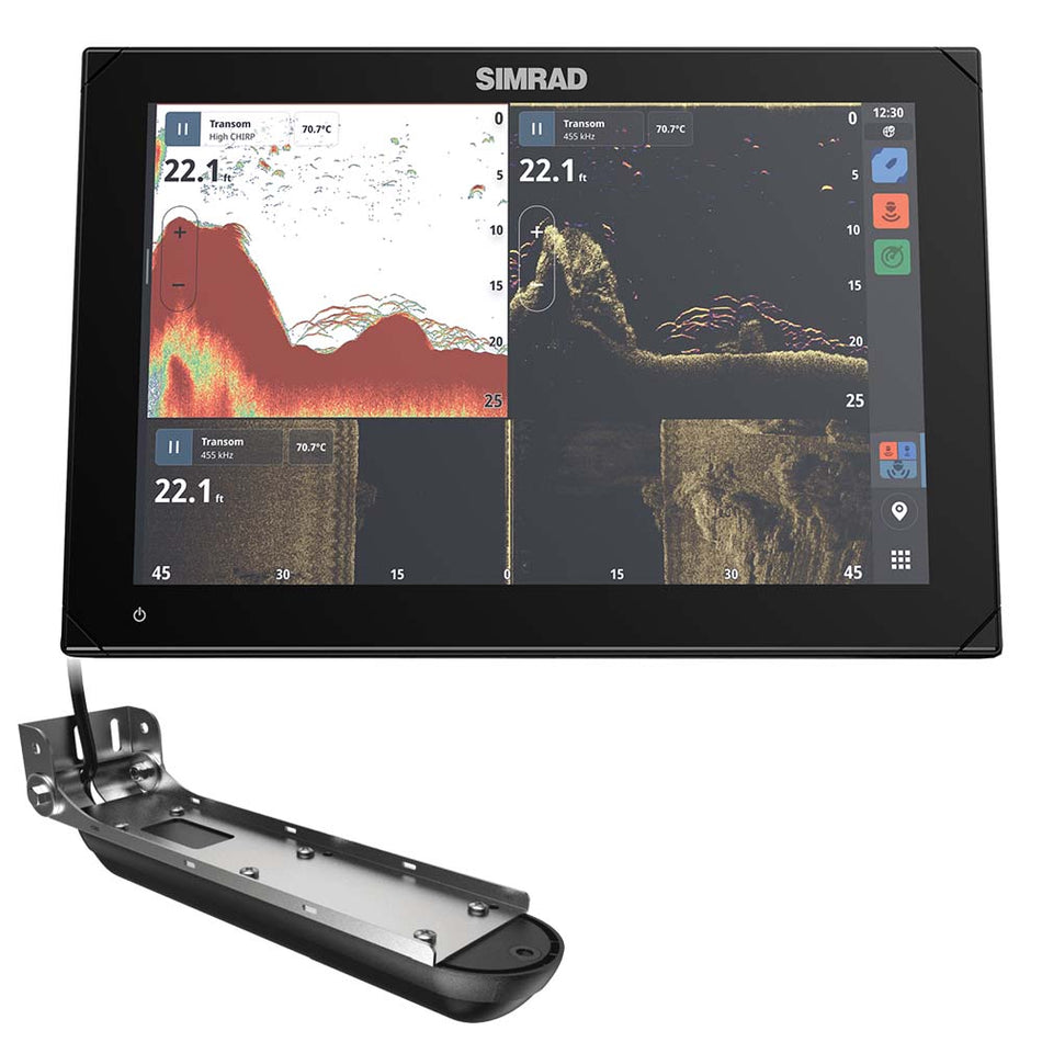 Simrad NSX* 3012 12" Combo Chartplotter & Fishfinder with Active Imaging* 3-in-1 Transducer - Part 000-15367-001