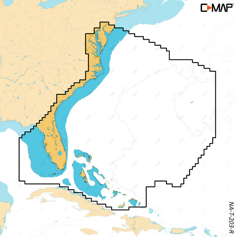 C-MAP REVEAL* X - Chesapeake Bay to the Bahamas