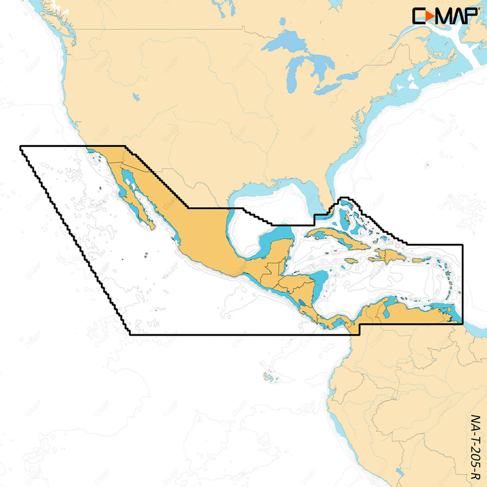 C-MAP REVEAL* X - Central America & Caribbean