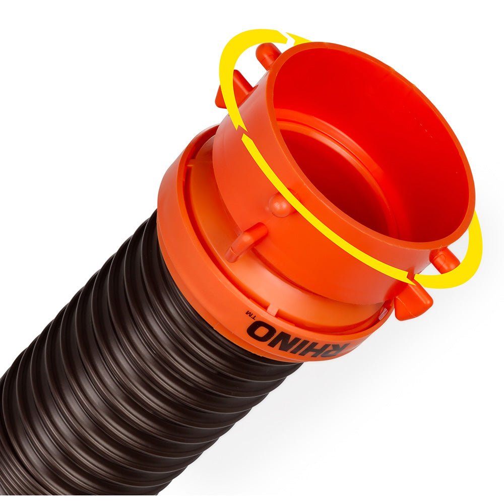 Camco RhinoFLEX 10&#39; Sewer Hose Extension w/Swivel Bayonet &amp; Lug