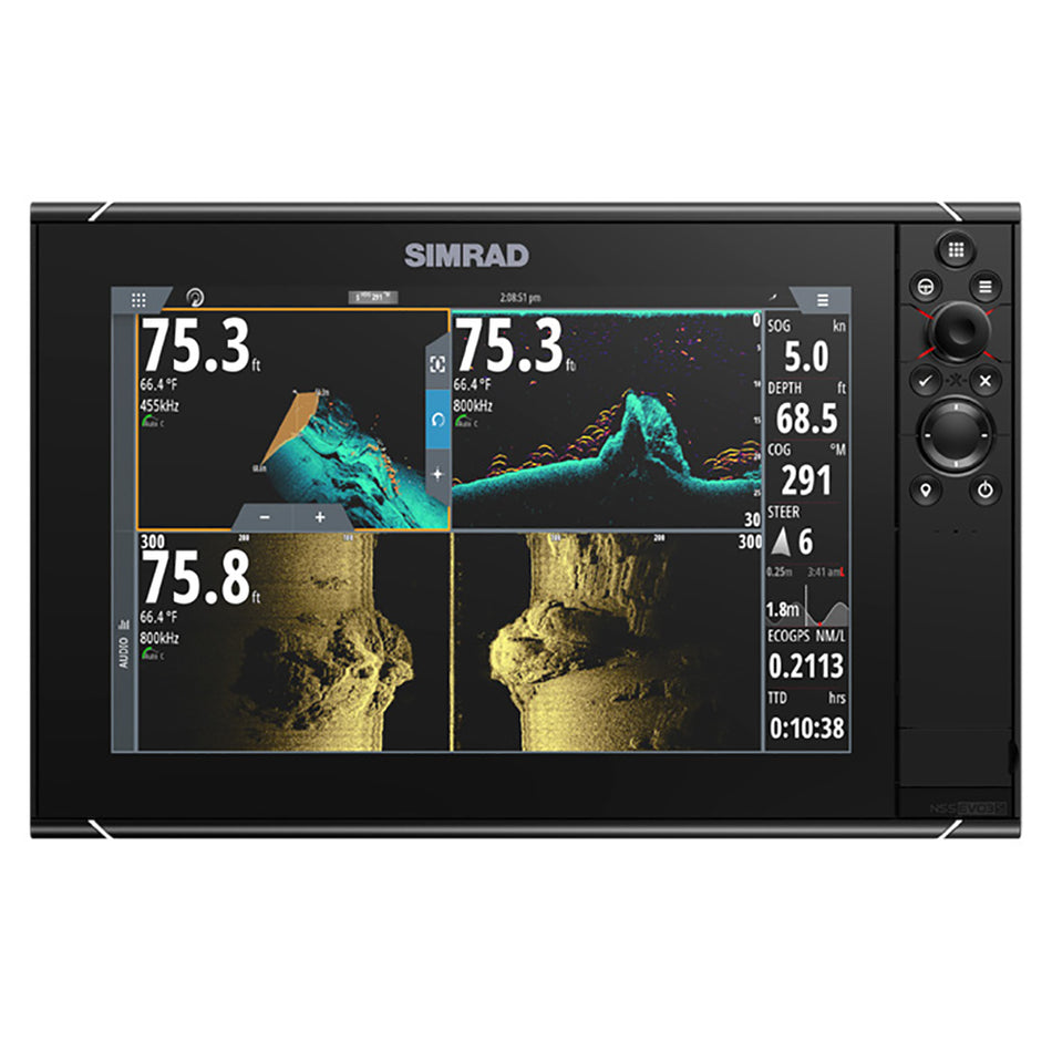 Simrad NSS12 evo3S Combo Multi-Function Chartplotter/Fishfinder - Part Number 000-15403-002