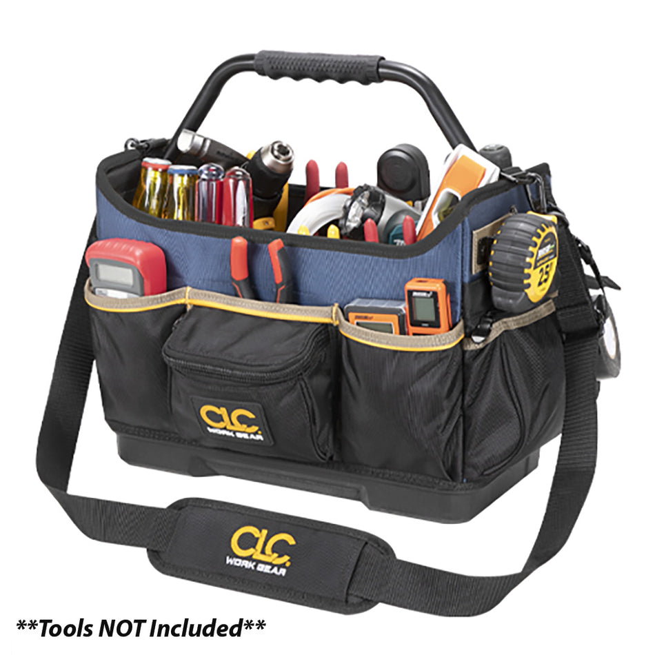 CLC Work Gear PB1580 Open Top Toolbox - 15" Durable Tool Bag
