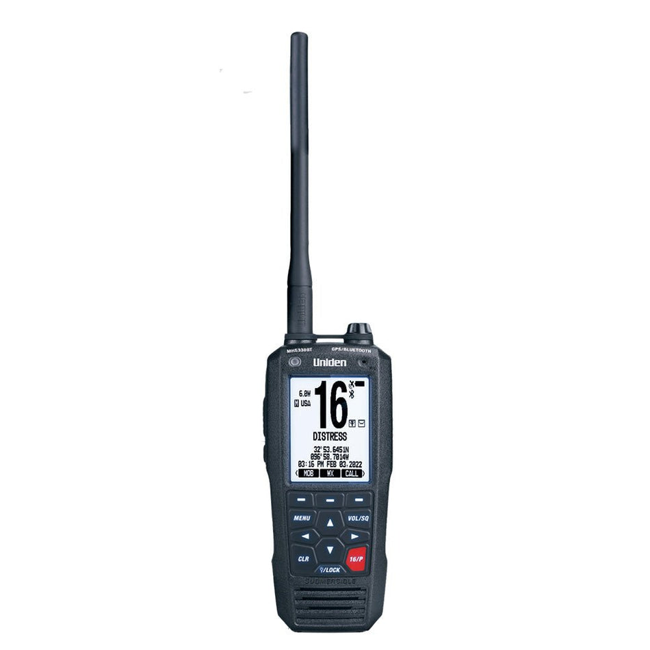 Uniden MHS338BT VHF Marine Radio w/GPS &amp; Bluetooth