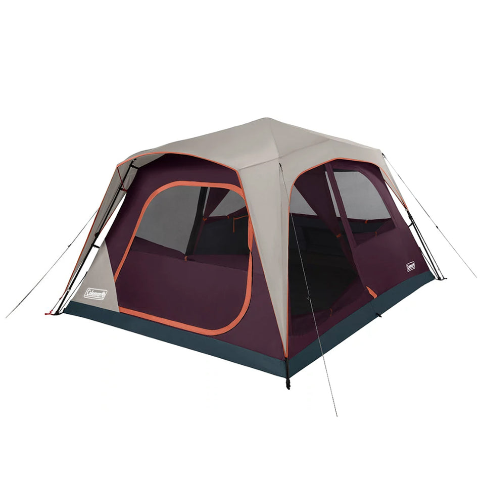 Coleman Skylodge* 8-Person Instant Camping Tent - Blackberry - Part Number 2000038276