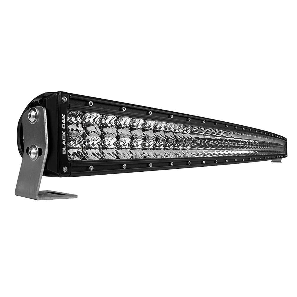Black Oak LED Pro Series 3.0 40-Inch Curved Double Row LED Light Bar with Combo Optics and Black Housing